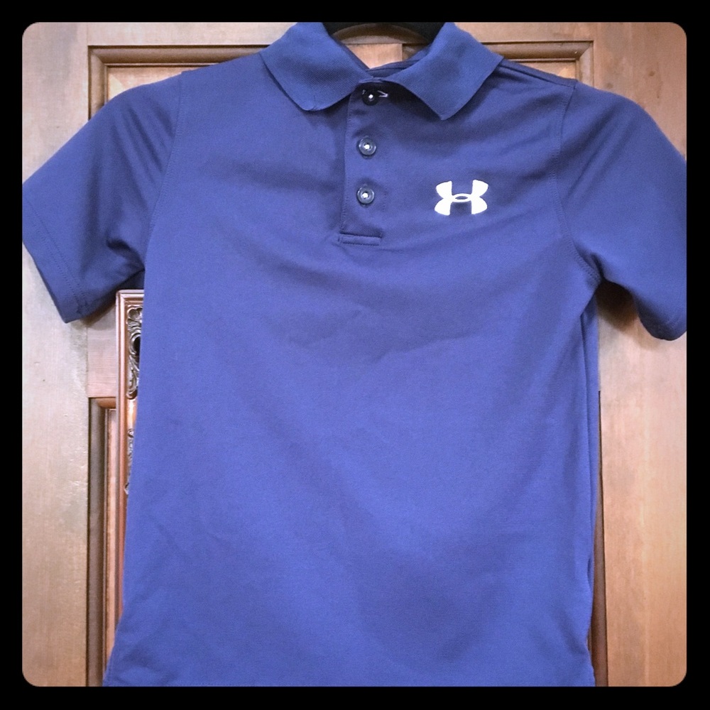 Golf shirt boys Under Armour YSM